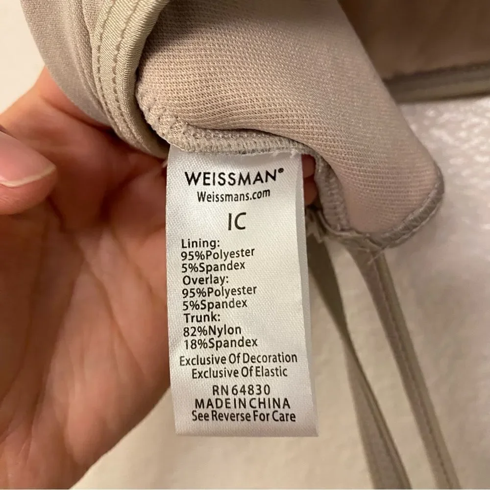 Weissman Elite dance costume tan beige maxi dress Bonfire D13222 Child IC 7/8